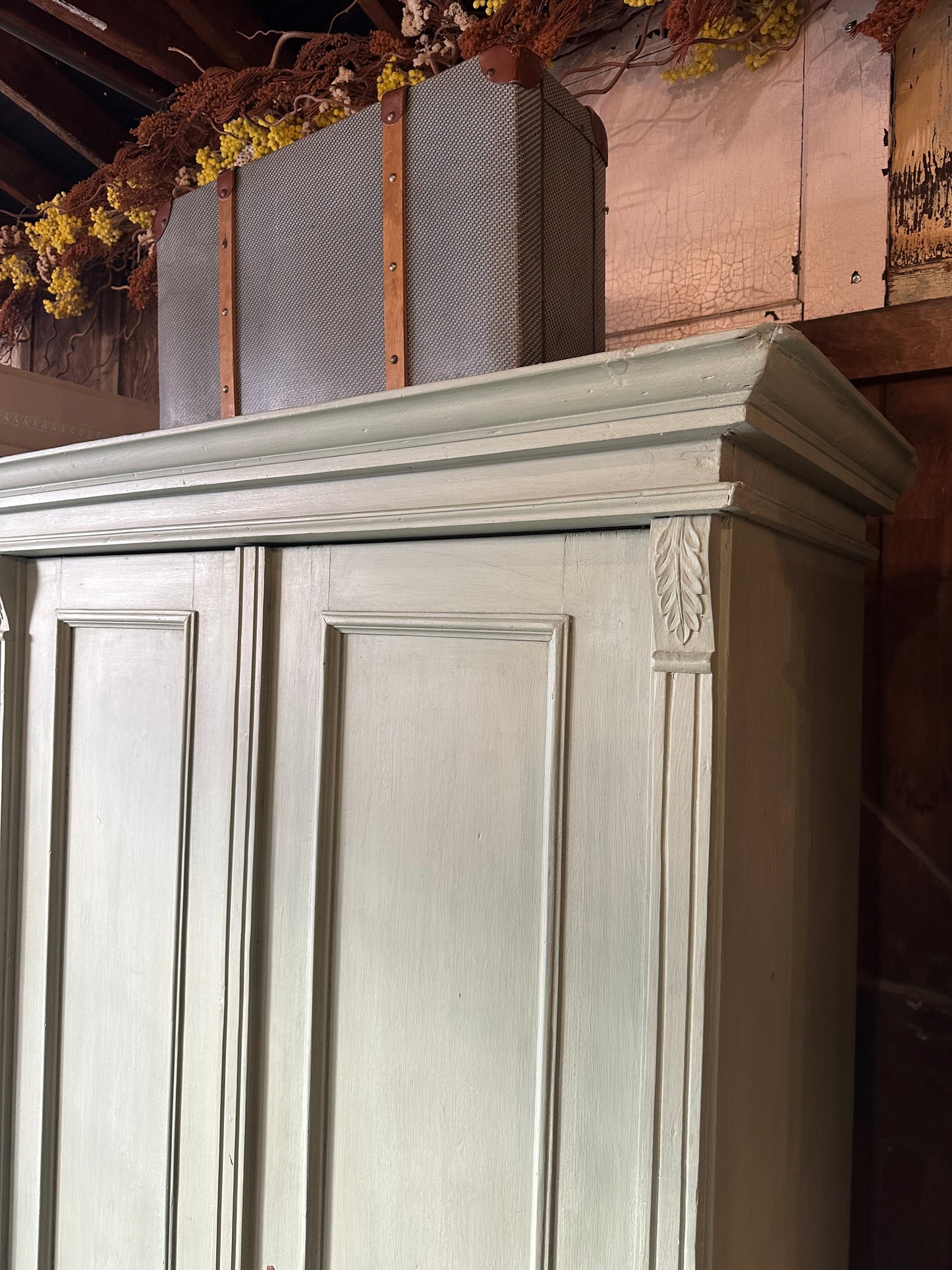 Rustic vintage wardrobe