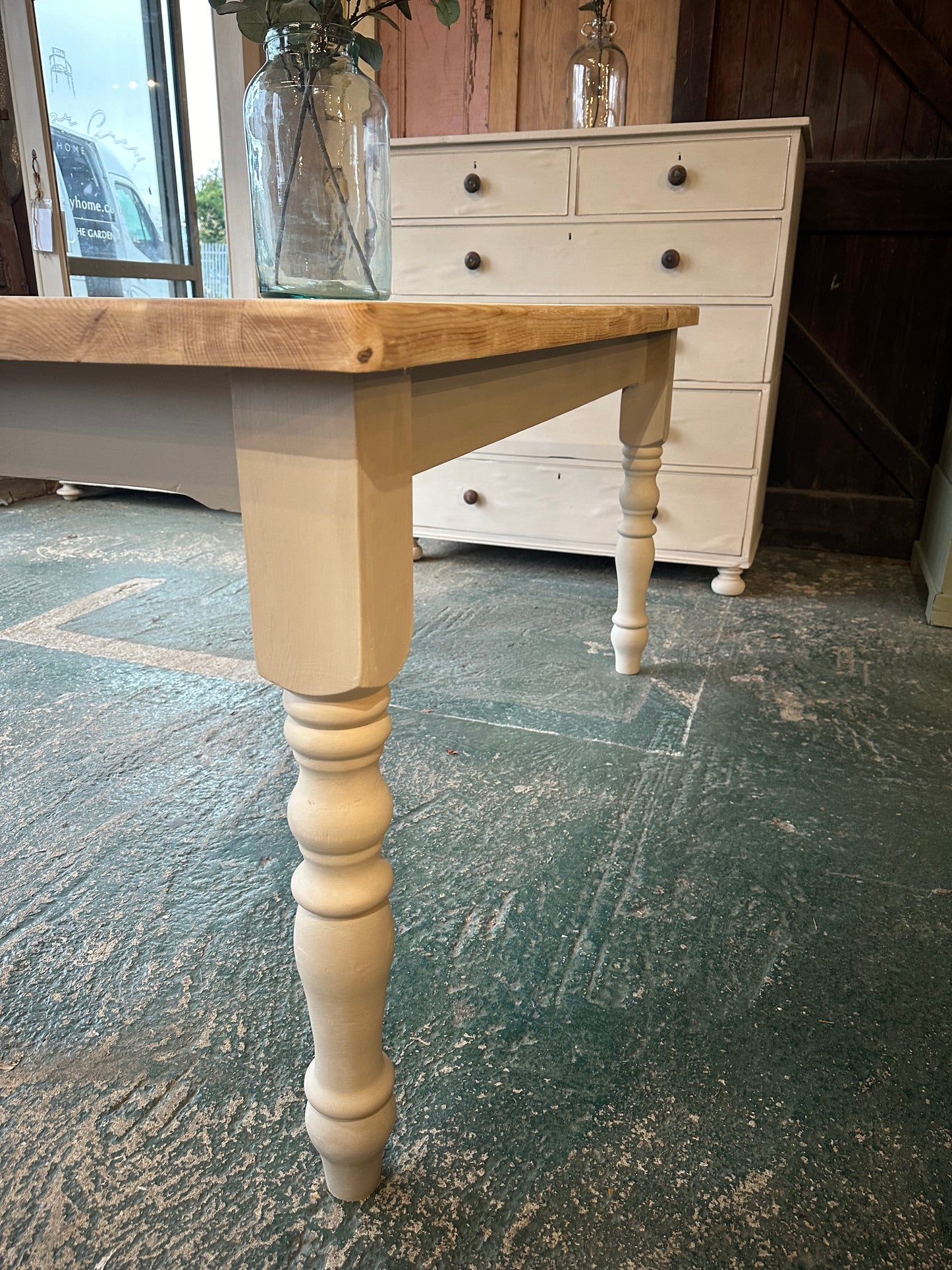 Farmhouse table 6 seater