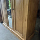 Vintage triple knock down wardrobe