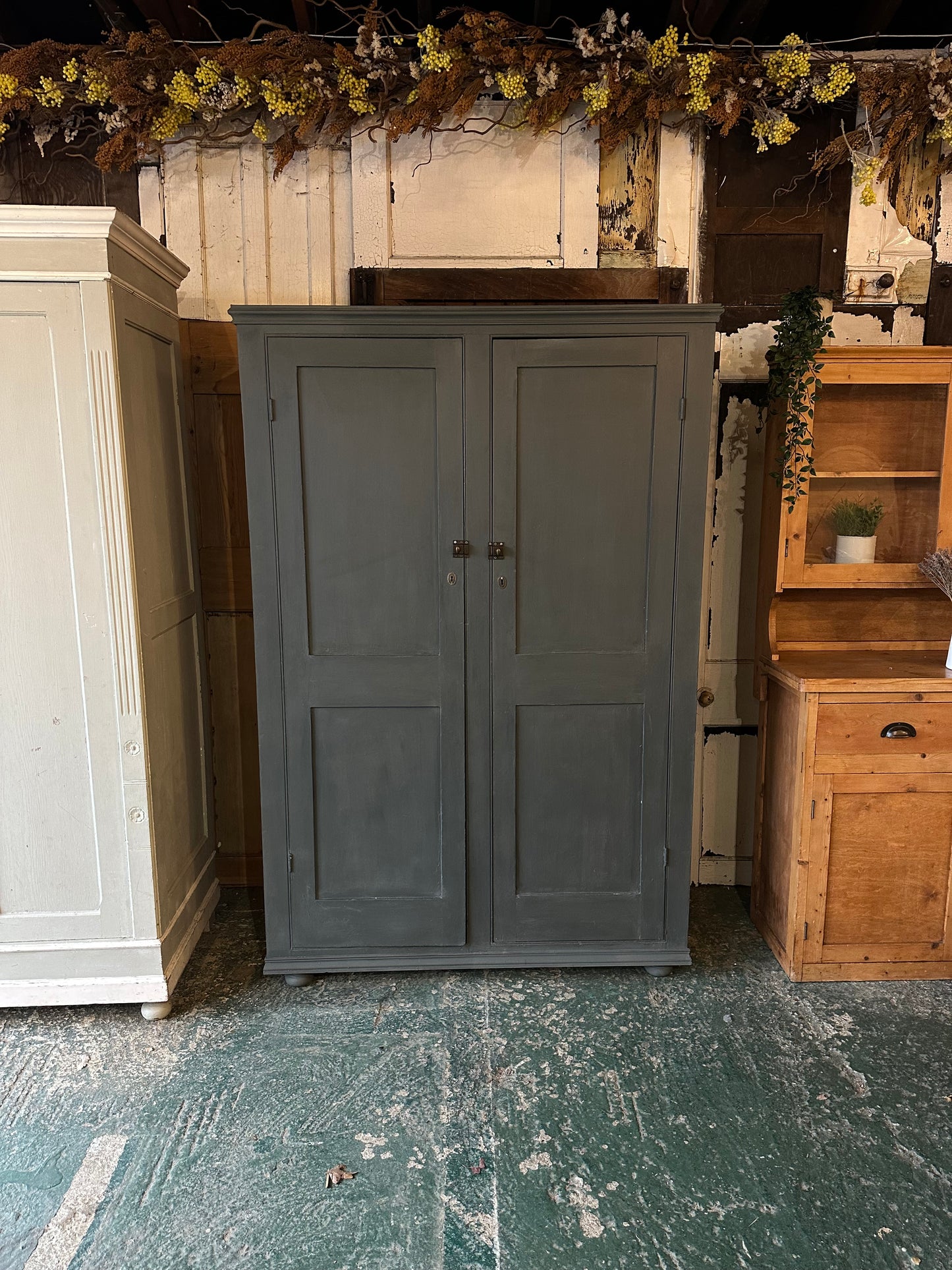 Rustic vintage linen press/ pantry / cupboard