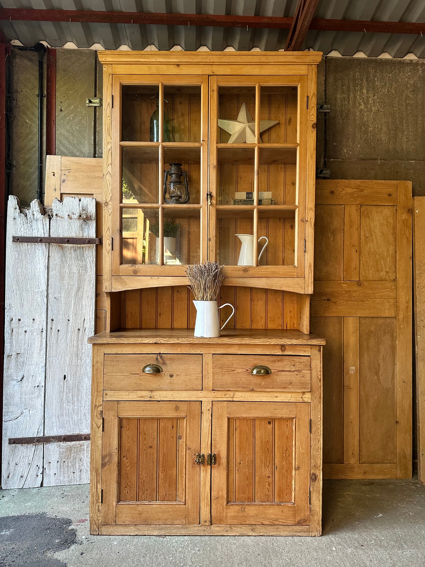 Vintage glazed dresser
