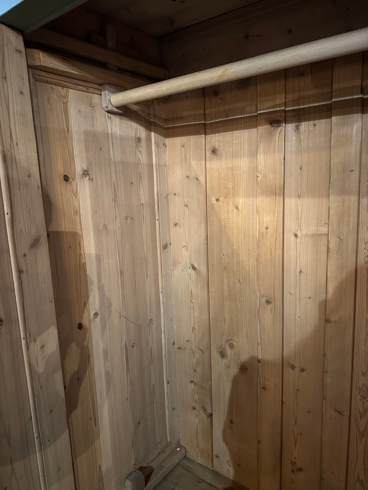 Rustic vintage knock down wardrobe