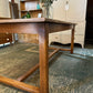 Vintage oak farmhouse refectory table 8 seater