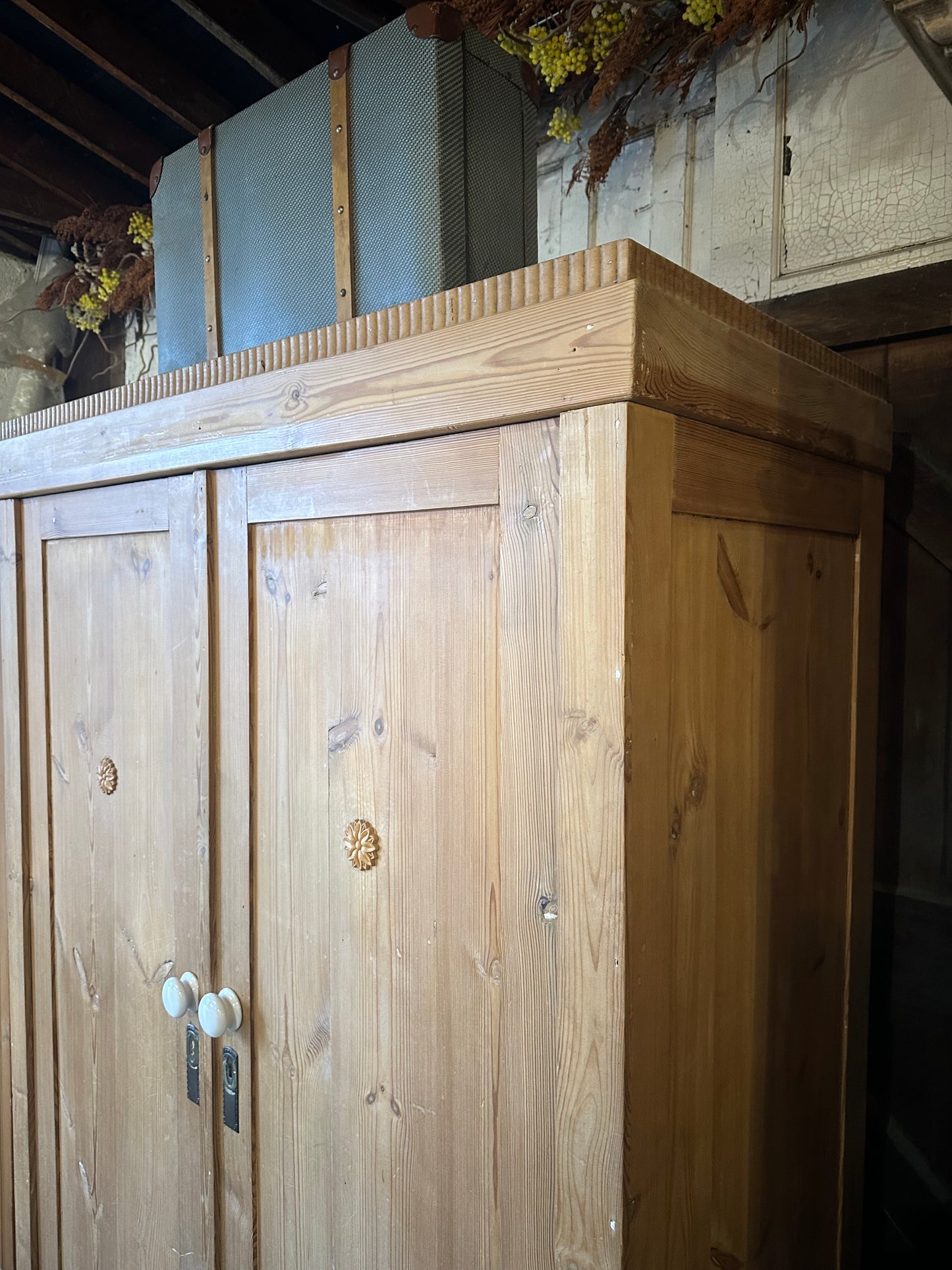 Rustic vintage knock down wardrobe