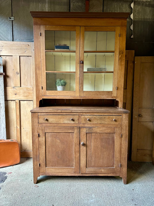 Vintage glazed oak dresser