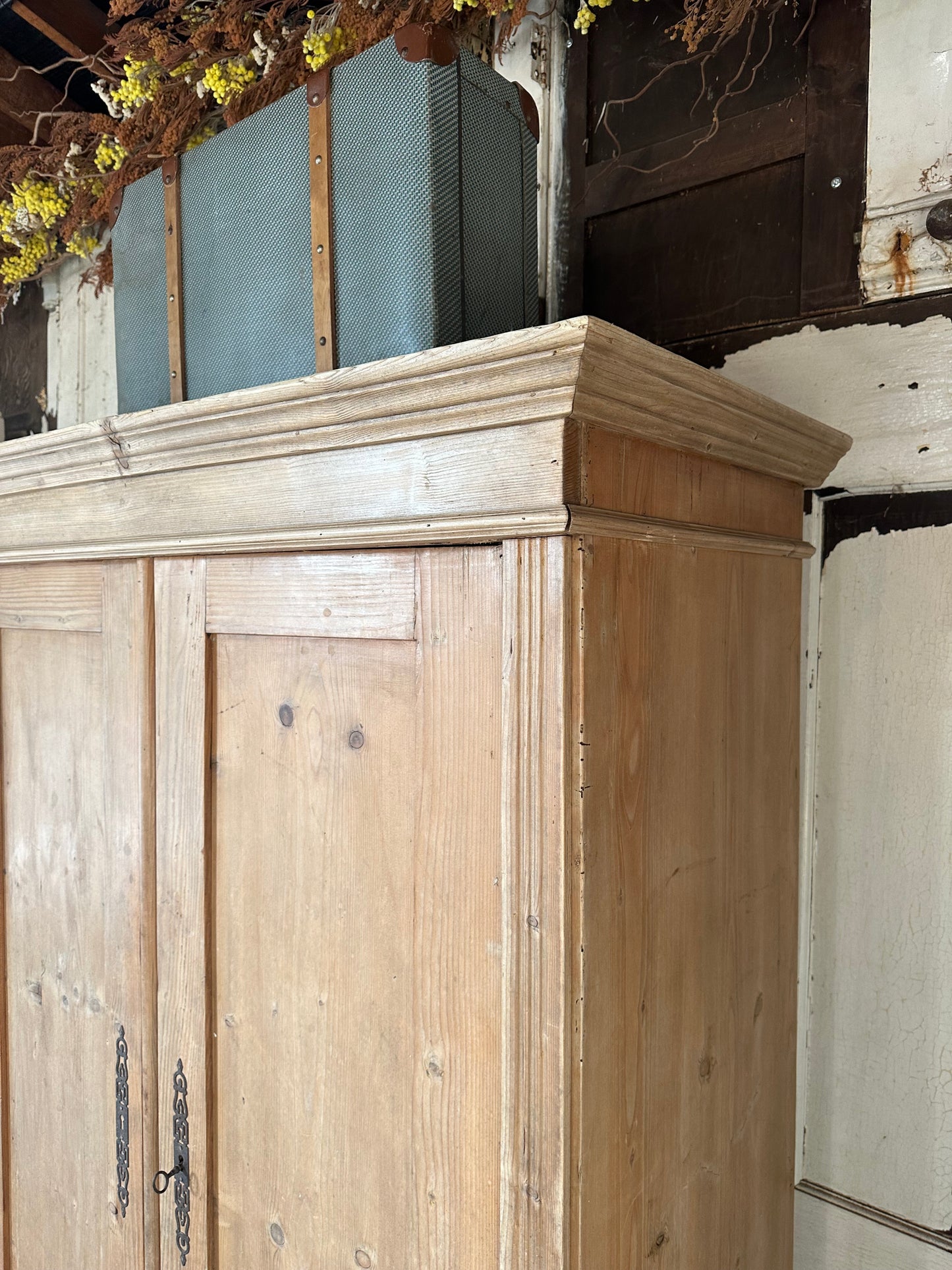 Rustic vintage wardrobe