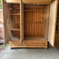 Vintage triple knock down wardrobe