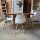 Vintage oak draw leaf table 2-4 seater