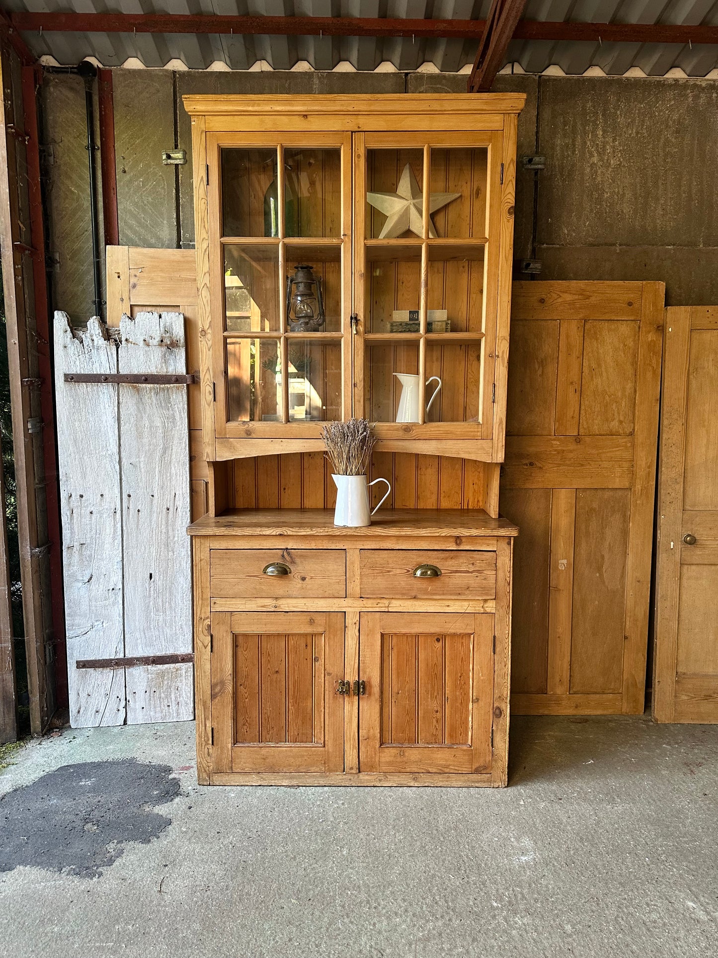 Vintage glazed dresser