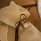 Antique Brass Bow Napkin Ring -Single