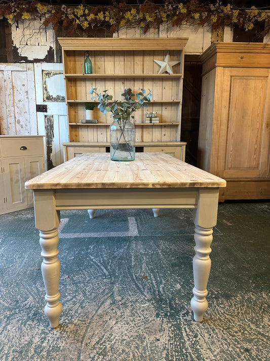 Rustic farmhouse table 8 seater