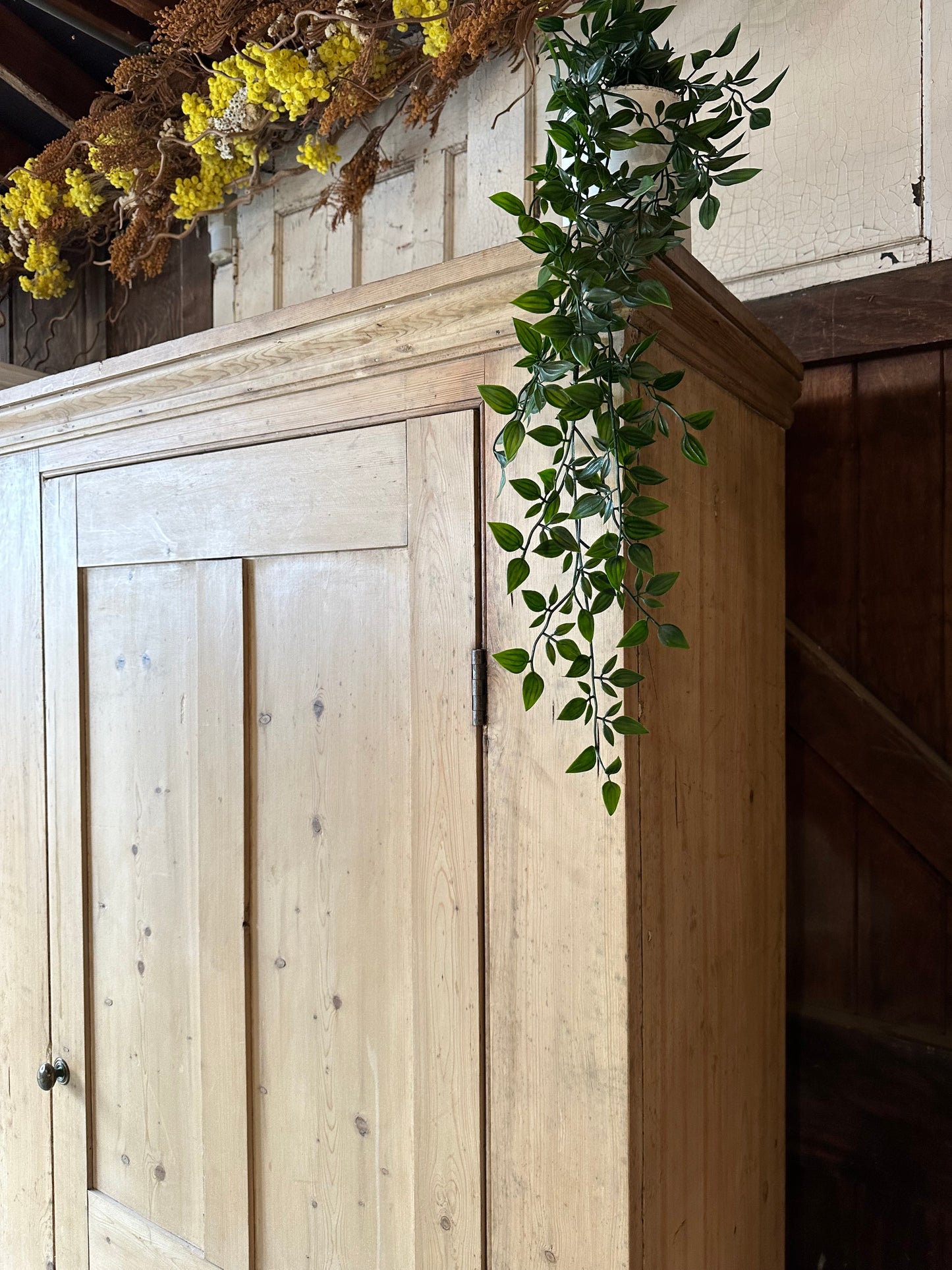 Rustic vintage wardrobe / cupboard