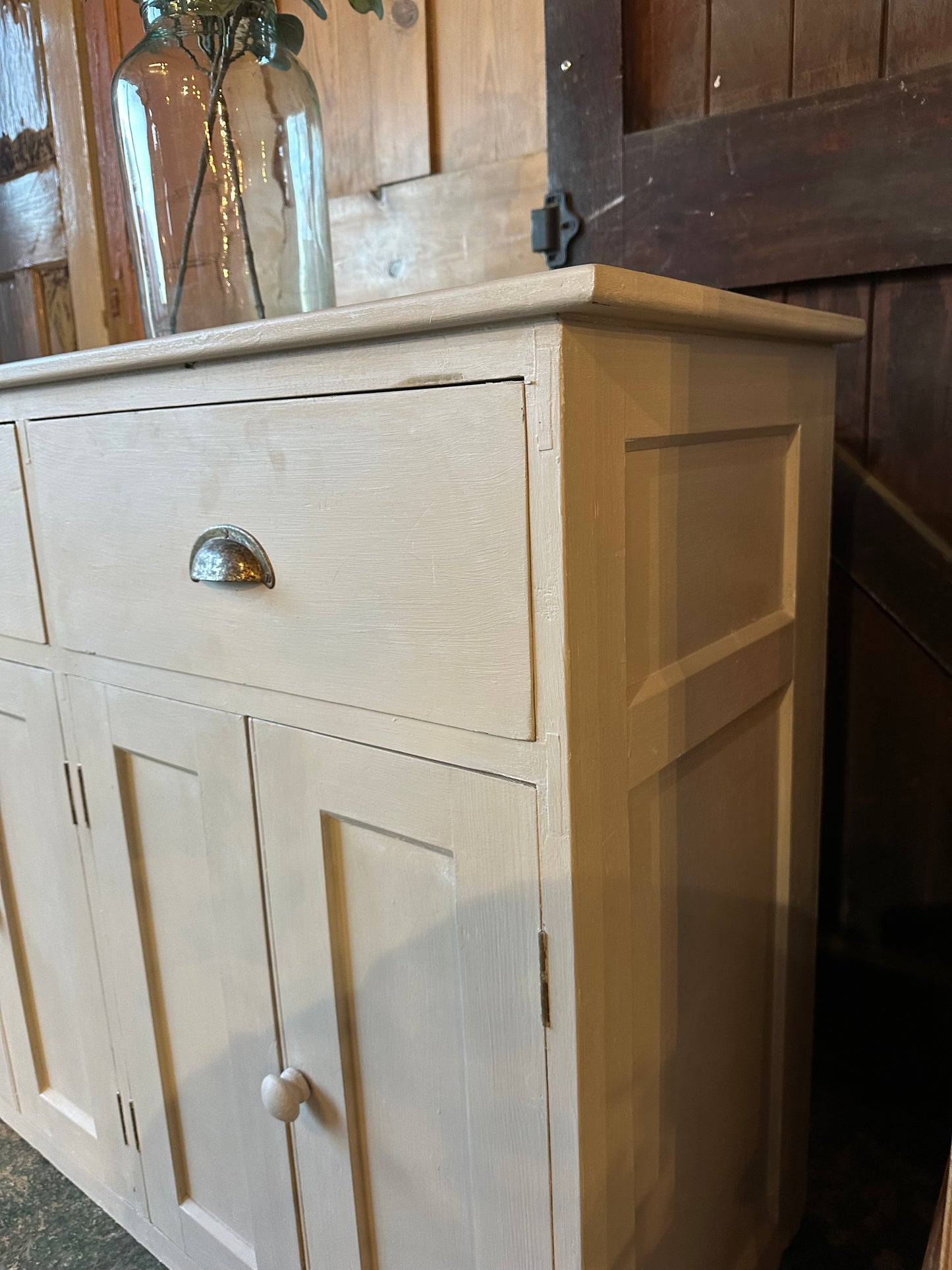 Rustic vintage sideboard