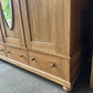 Vintage triple knock down wardrobe