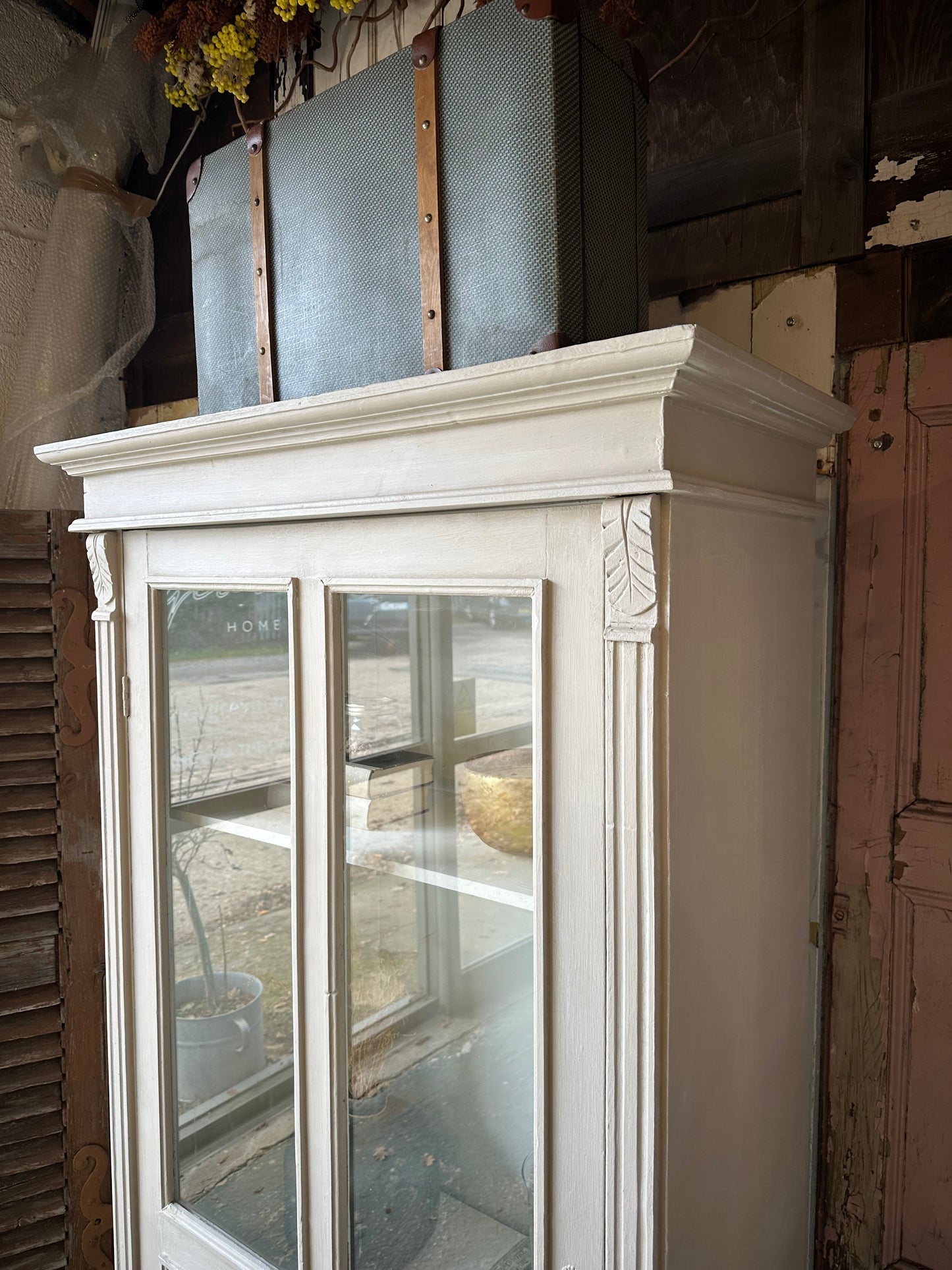 Vintage armoire / display cabinet.