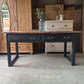 Vintage workbench / console table / kitchen island