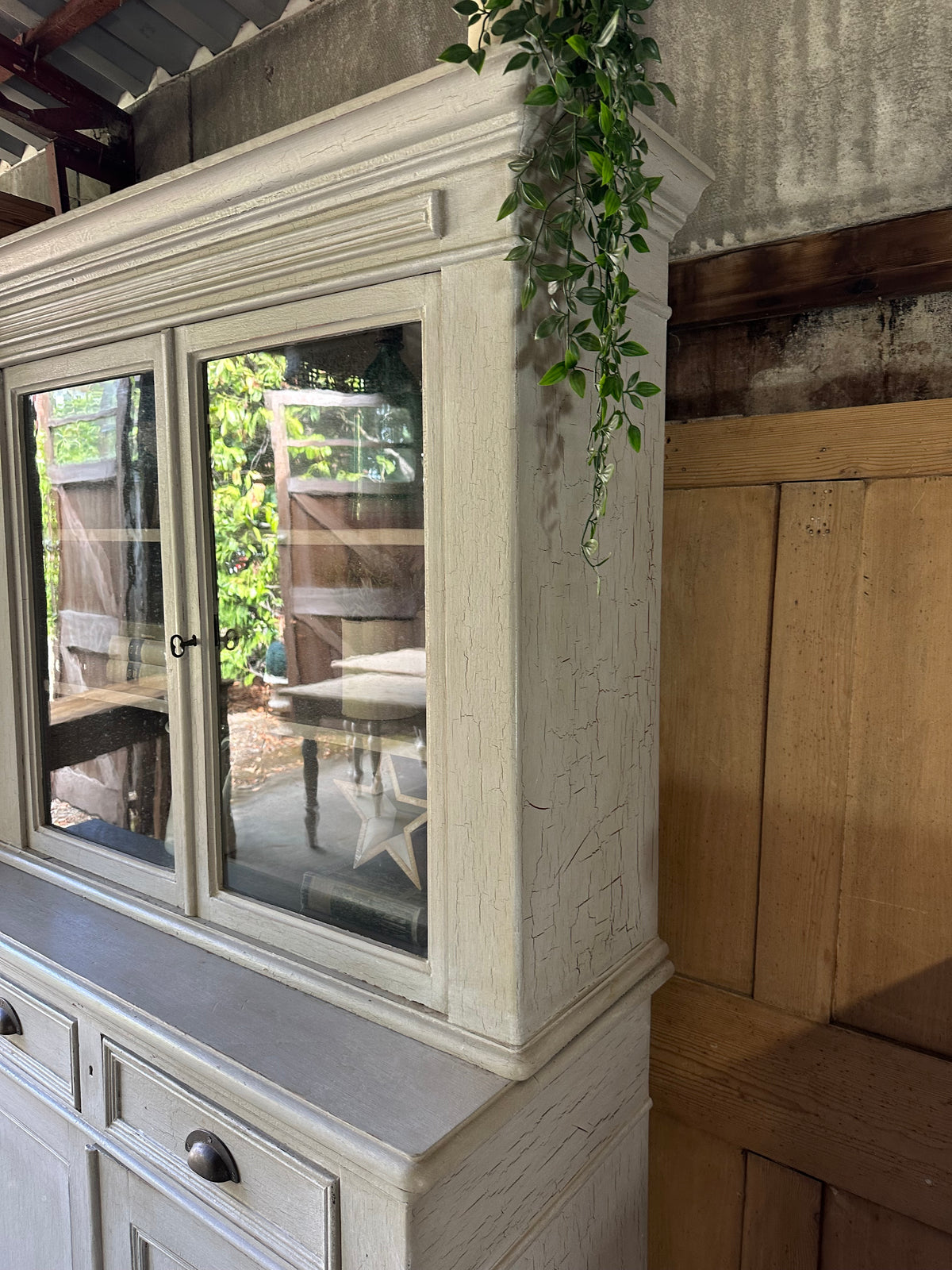 Vintage glazed dresser