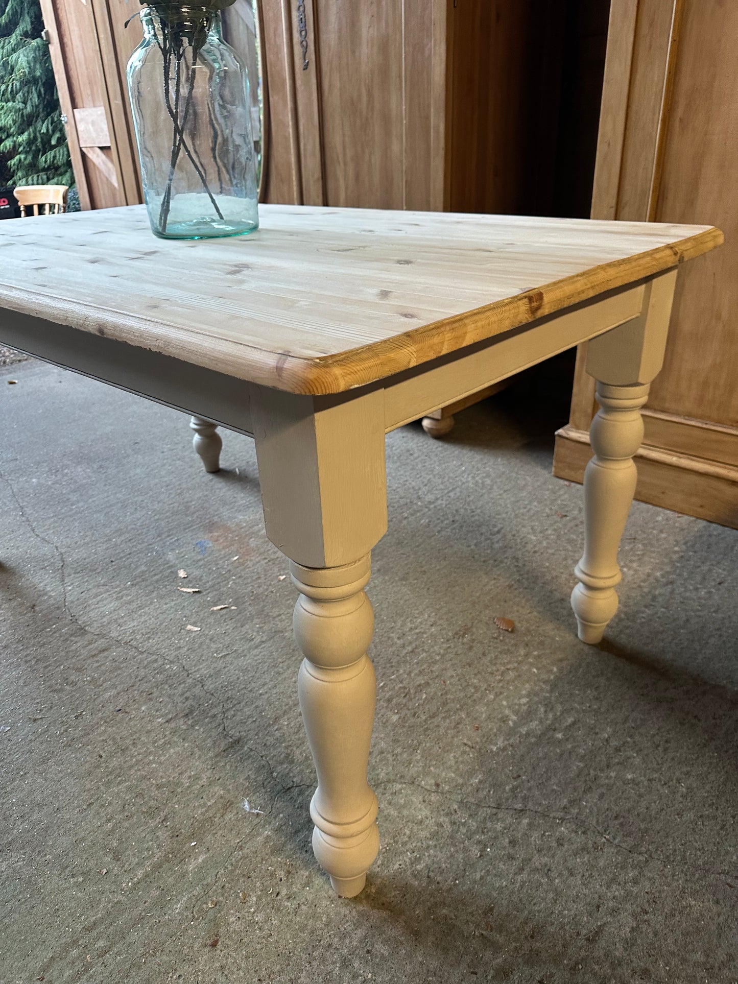 Farmhouse table 6 seater