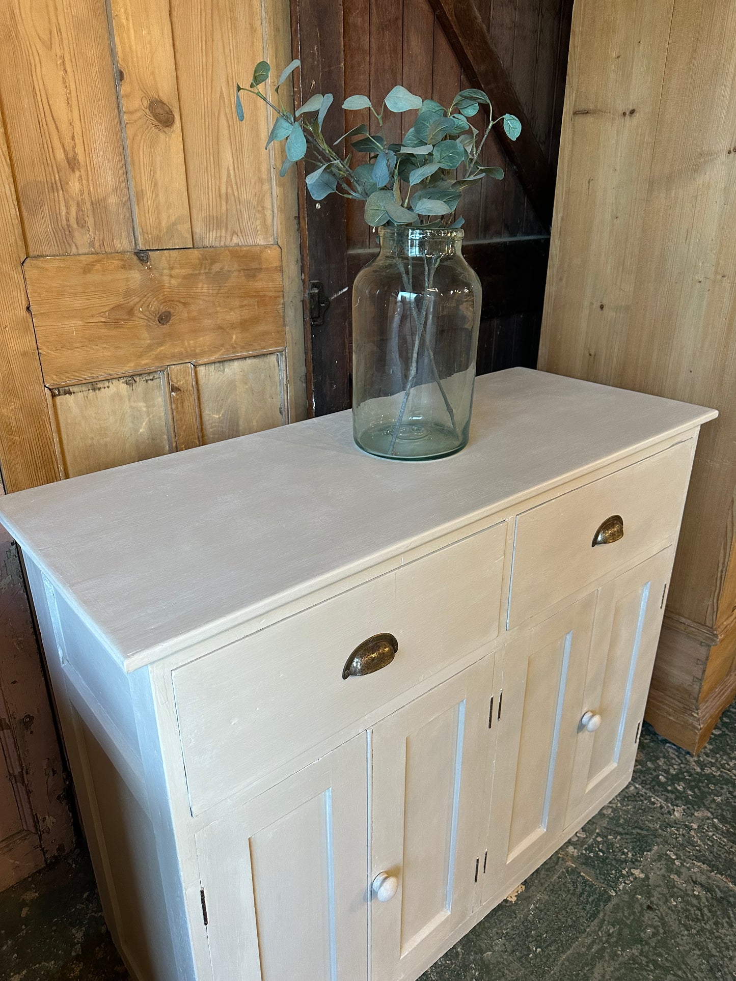Rustic vintage sideboard