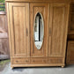 Vintage triple knock down wardrobe