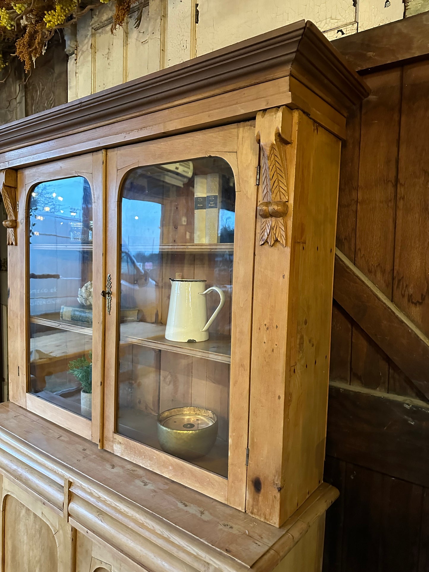 Rustic vintage glazed dresser