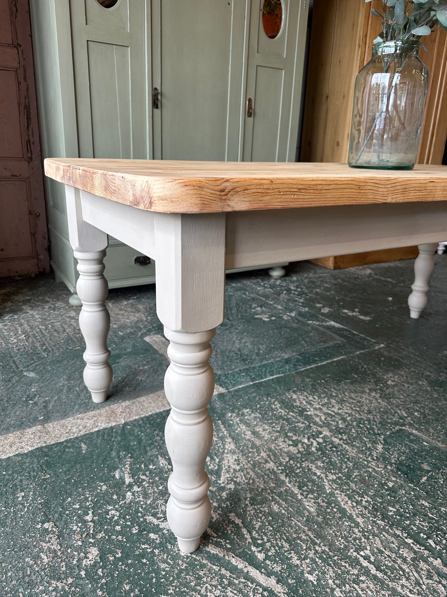 Farmhouse table 8 seater