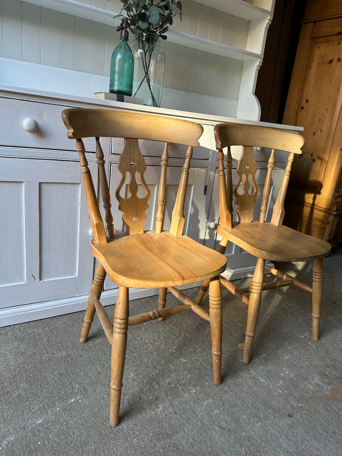 Farmhouse chairs 1 pair