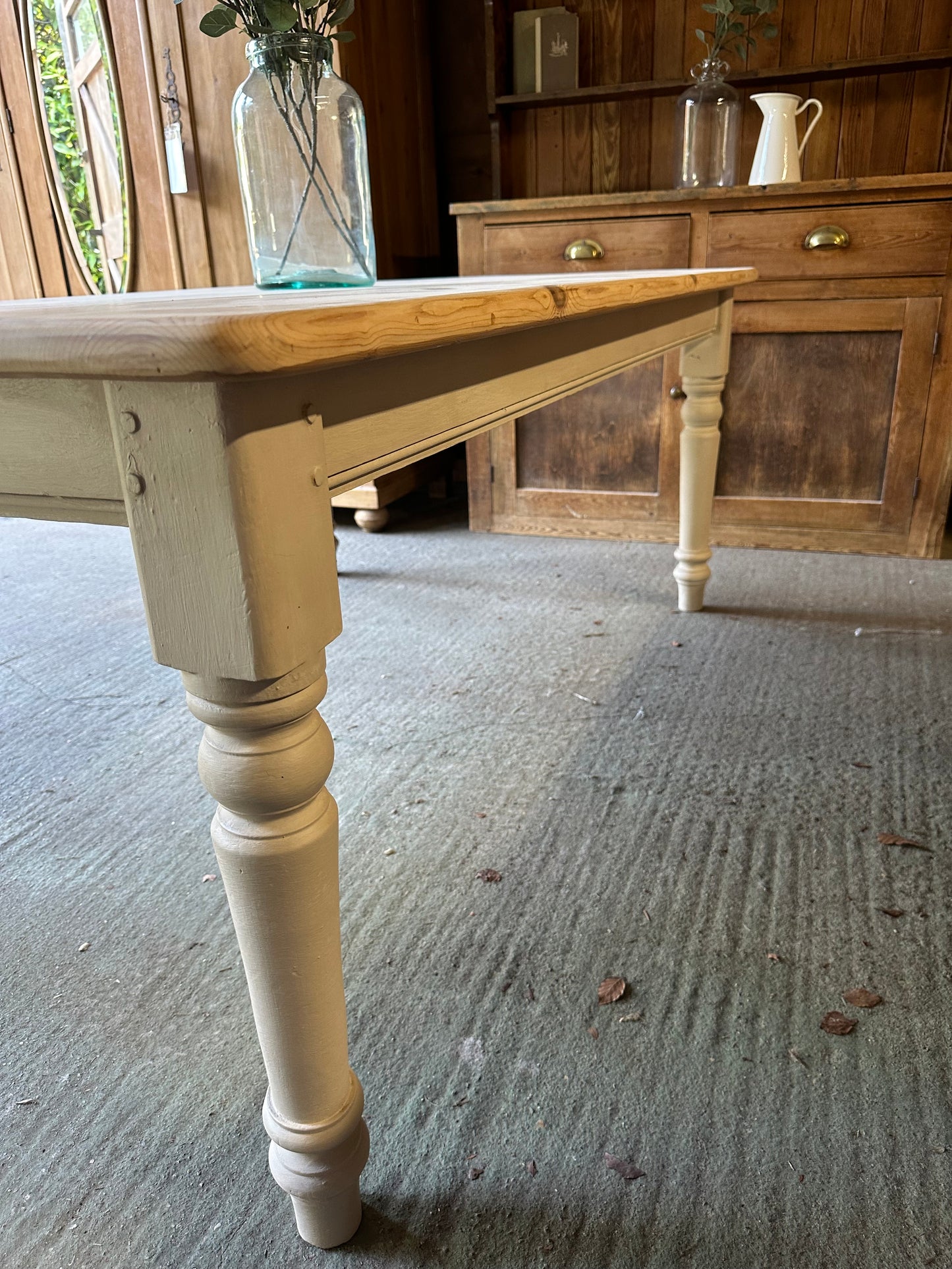 Farmhouse table 8 seater