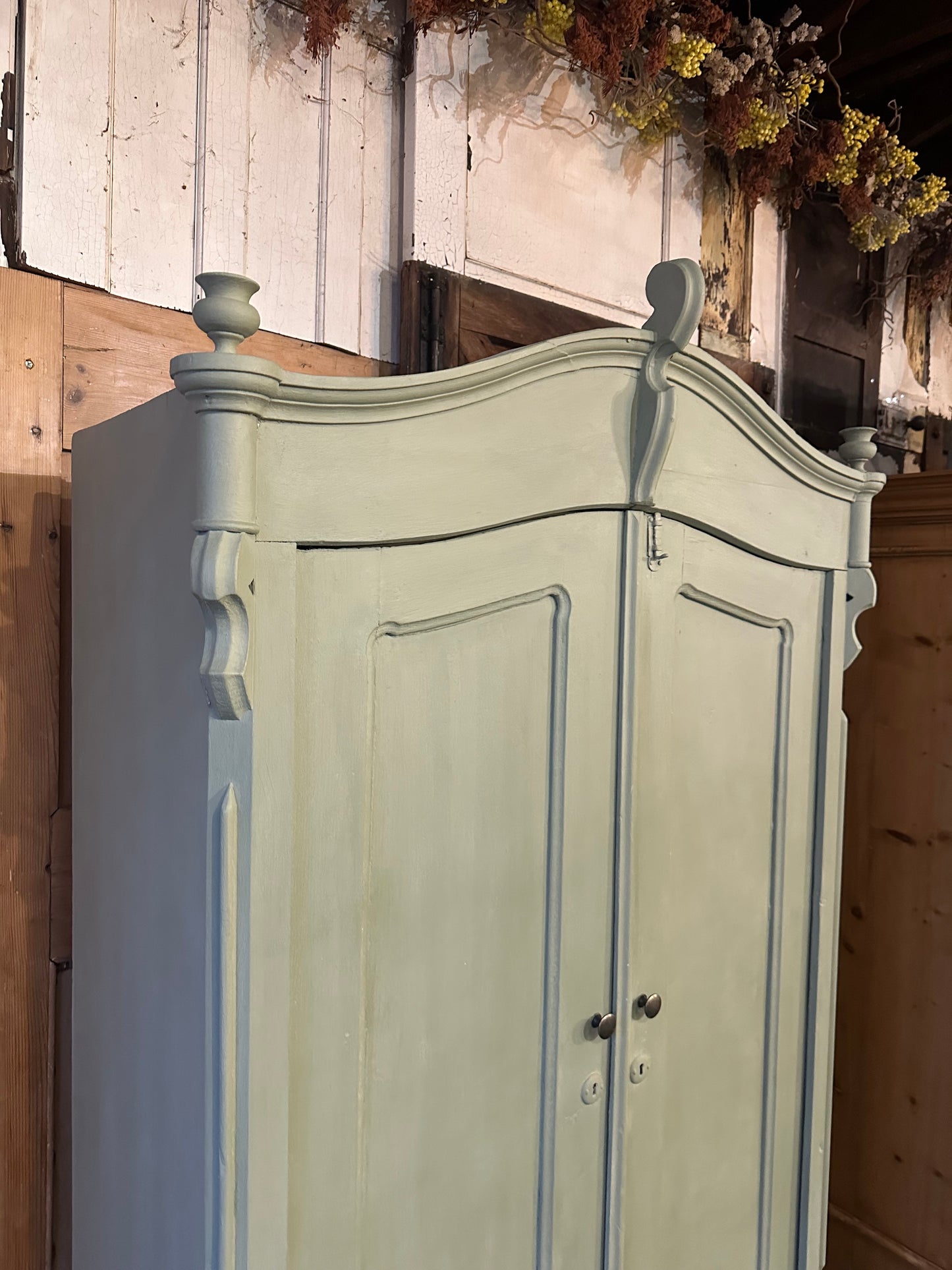 Rustic vintage wardrobe