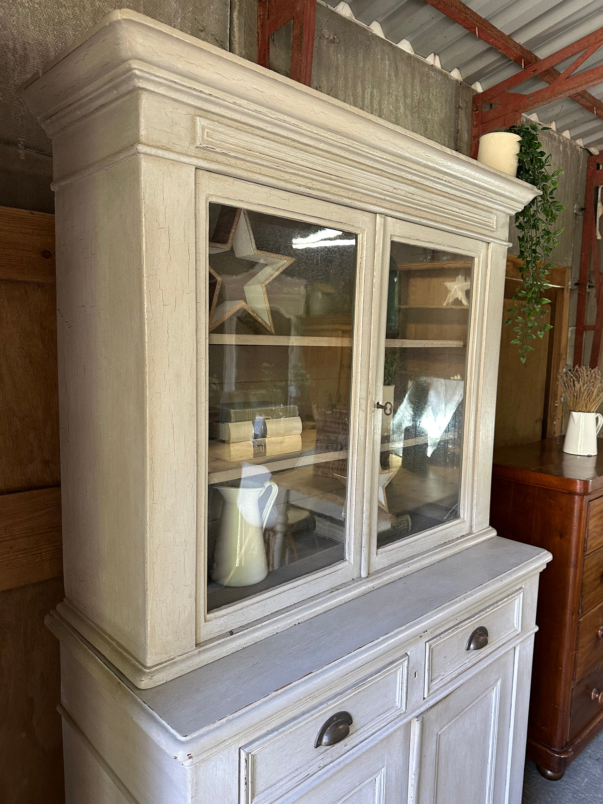 Vintage glazed dresser