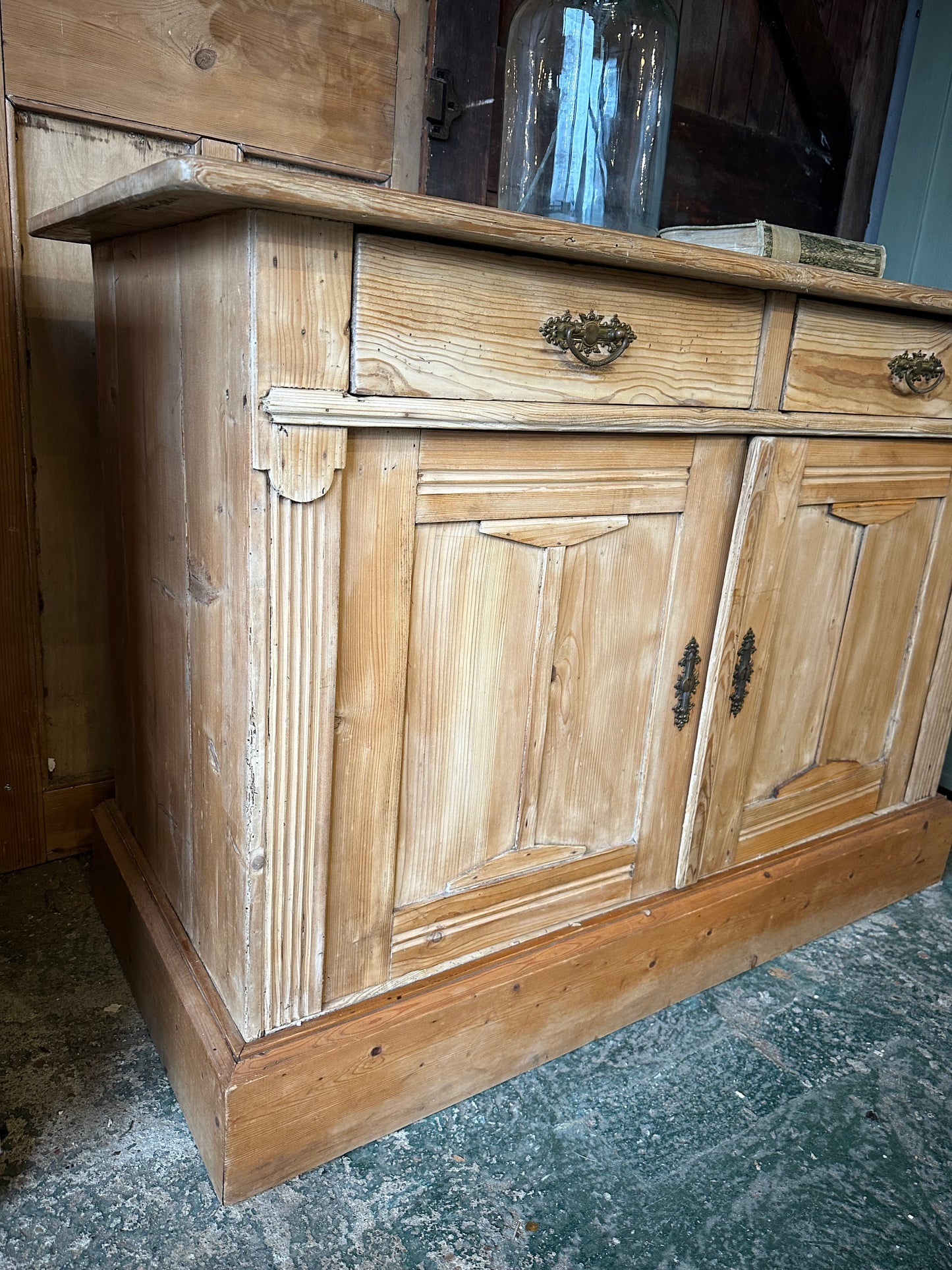 Rustic vintage sideboard