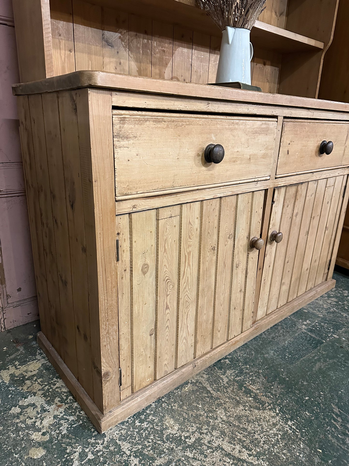 Rustic vintage dresser