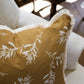 Olive Grove Print Cushion 50 x 50 cm Mustard
