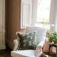 Olive Grove Print Cushion 50 x 50 cm Green