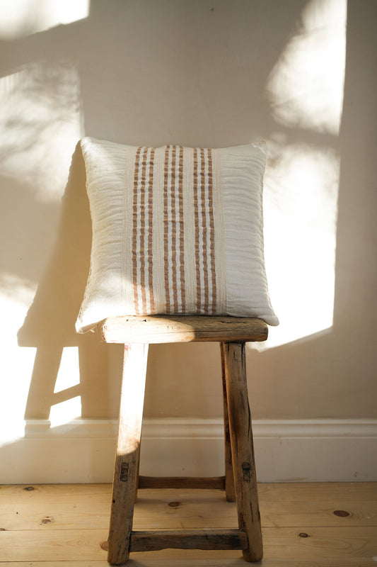 The Southwold Stripe Seersucker Cushion