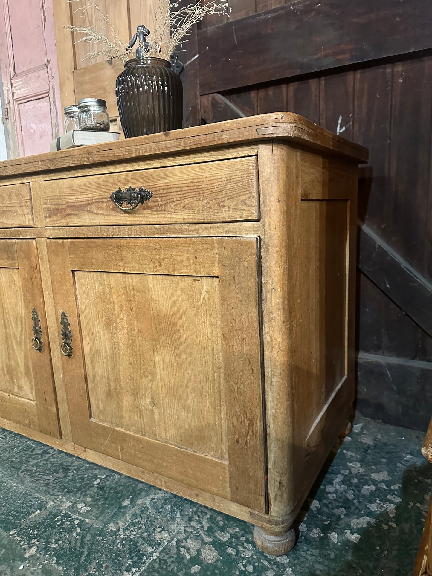 Rustic vintage sideboard