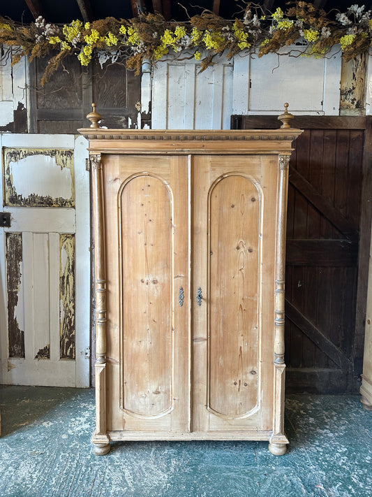 Rustic vintage wardrobe