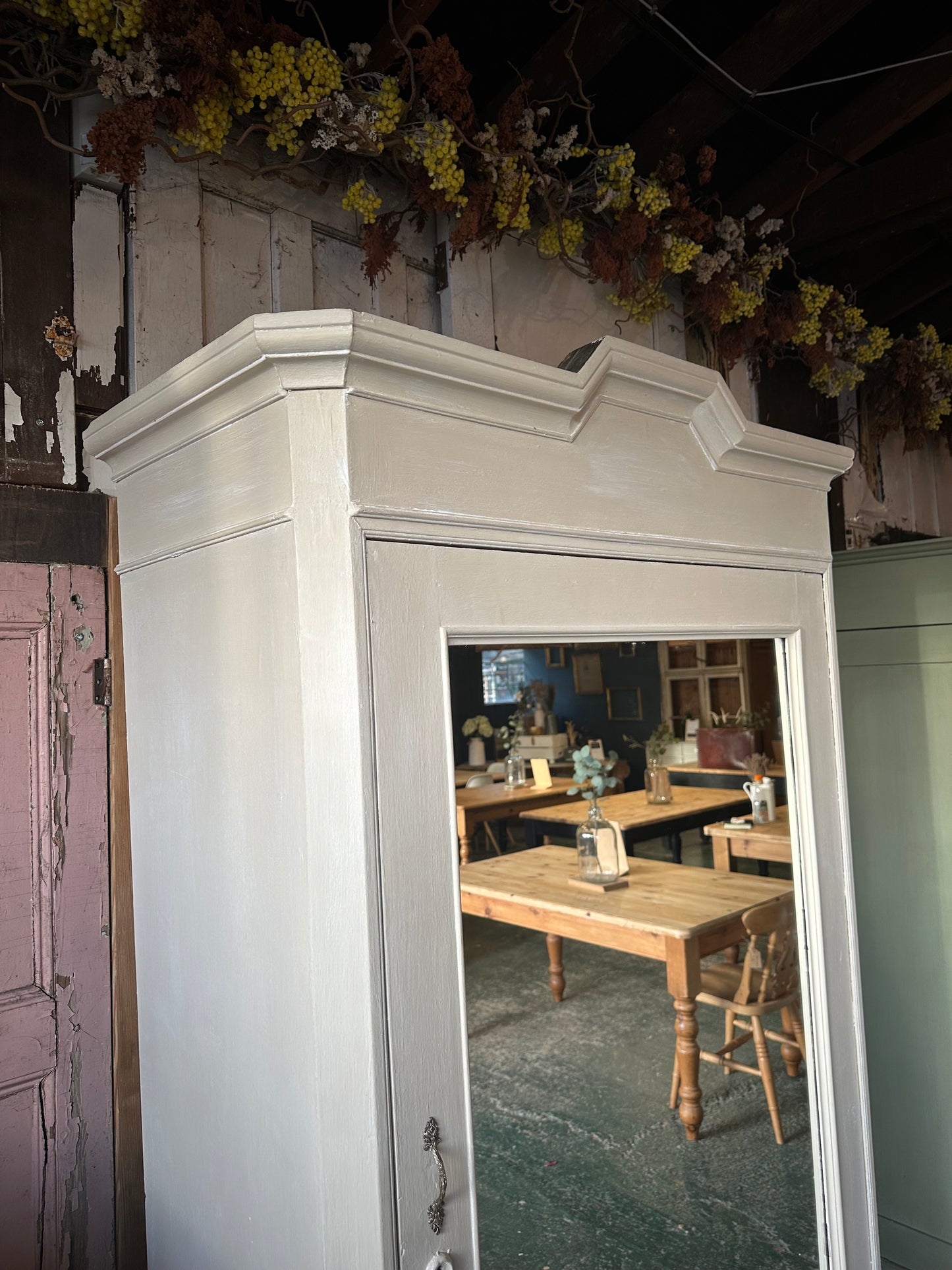 Rustic vintage wardrobe / armoire