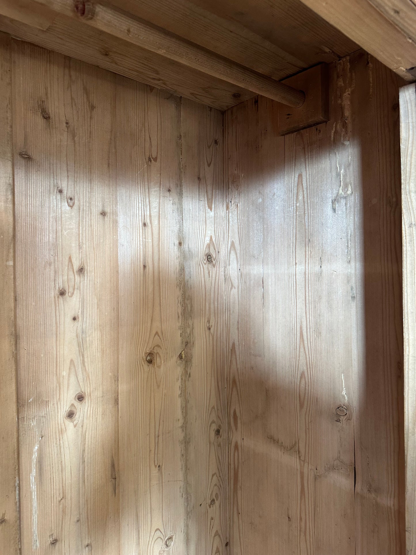 Rustic vintage wardrobe