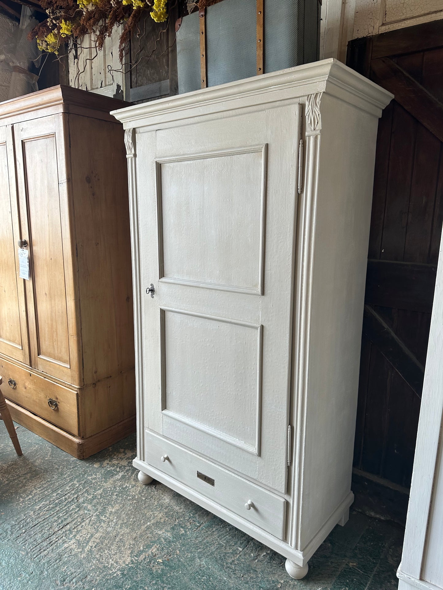 Rustic vintage wardrobe / cupboard