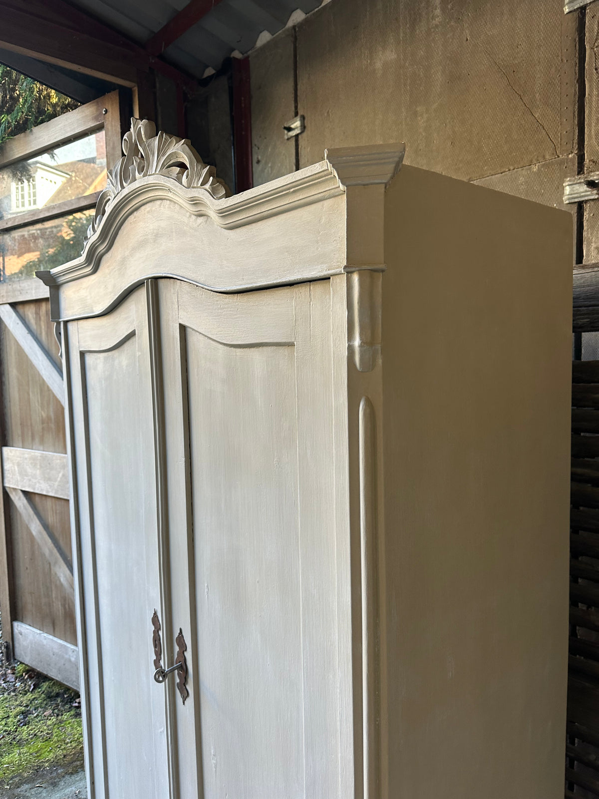 Rustic vintage wardrobe