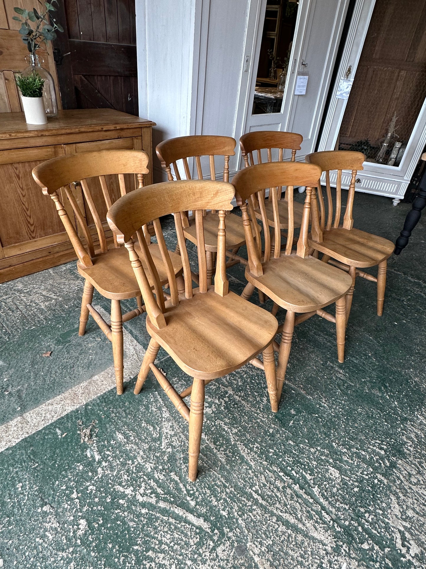 Farmhouse chairs (set of 6)