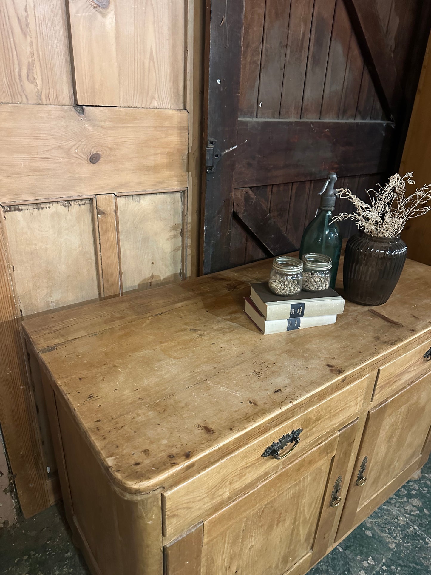 Rustic vintage sideboard