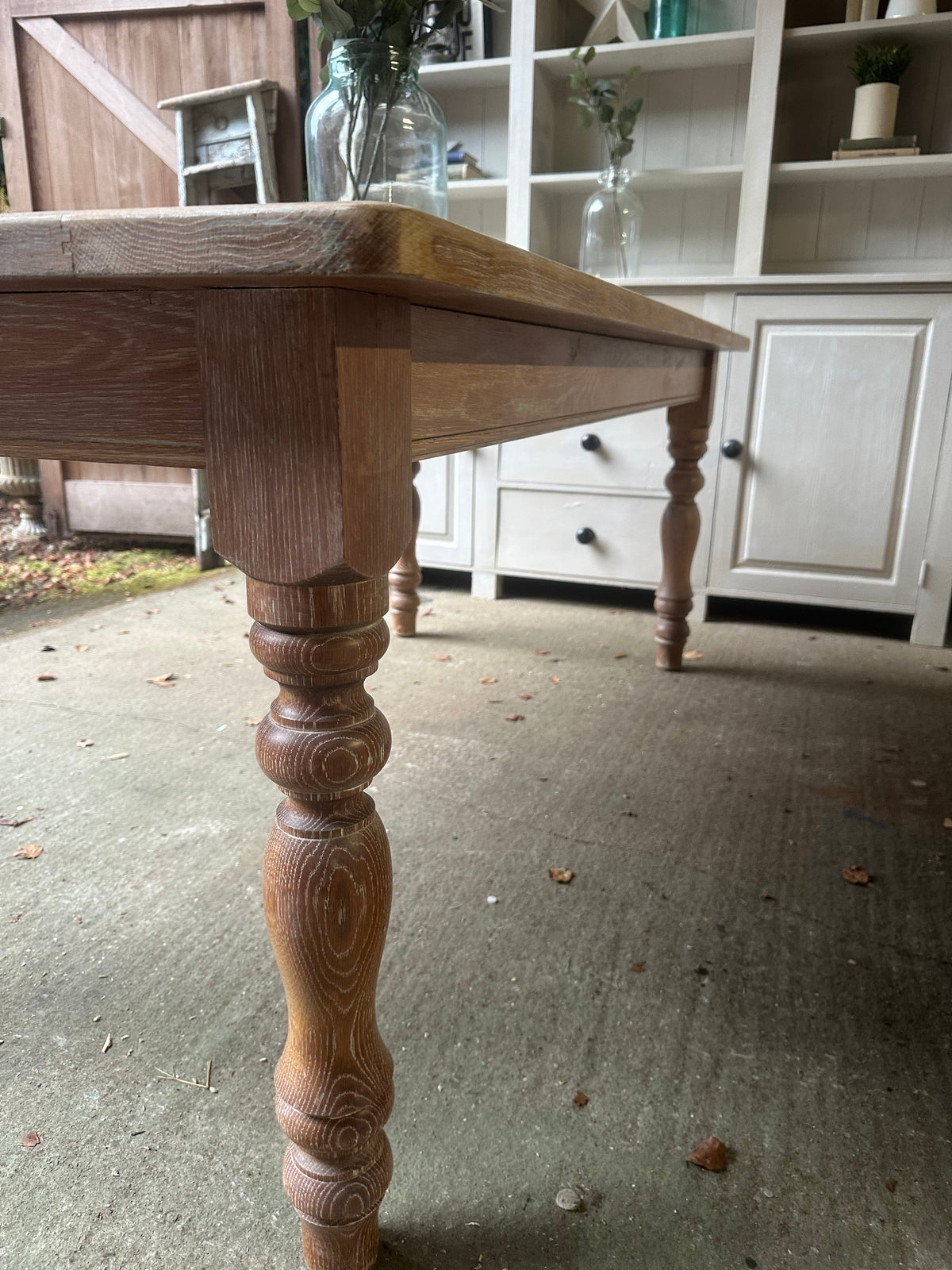 Farmhouse table 8 seater