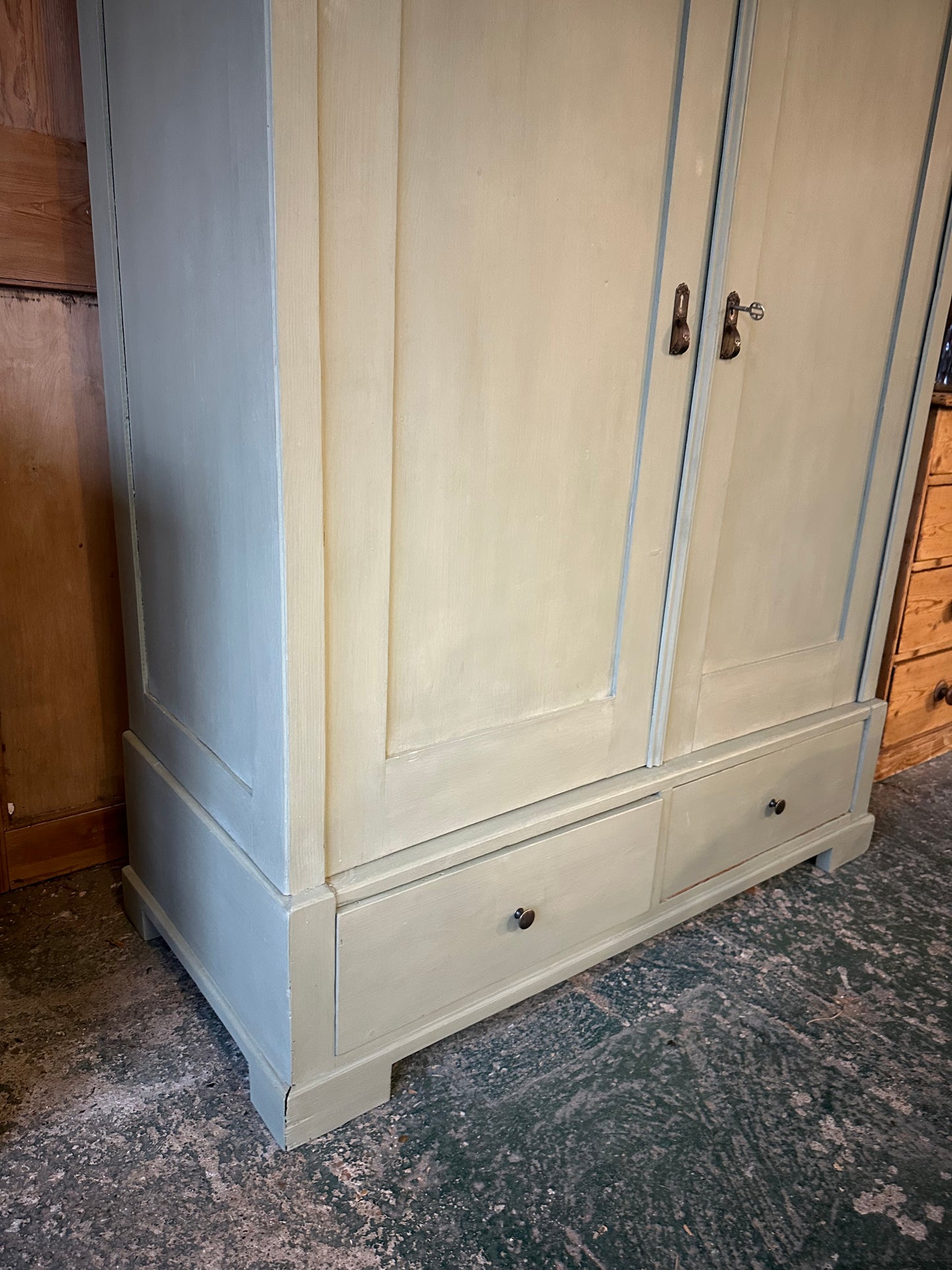 Rustic vintage knock down wardrobe