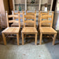 Wooden chairs (set of 6)
