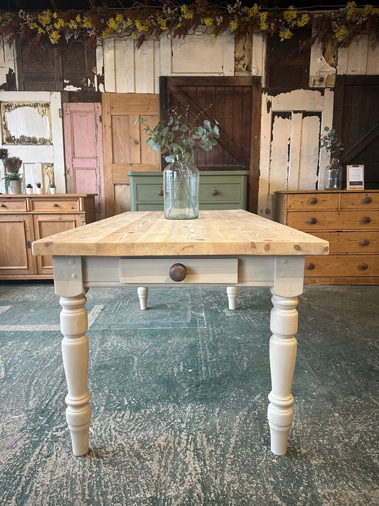Rustic farmhouse table 8 seater