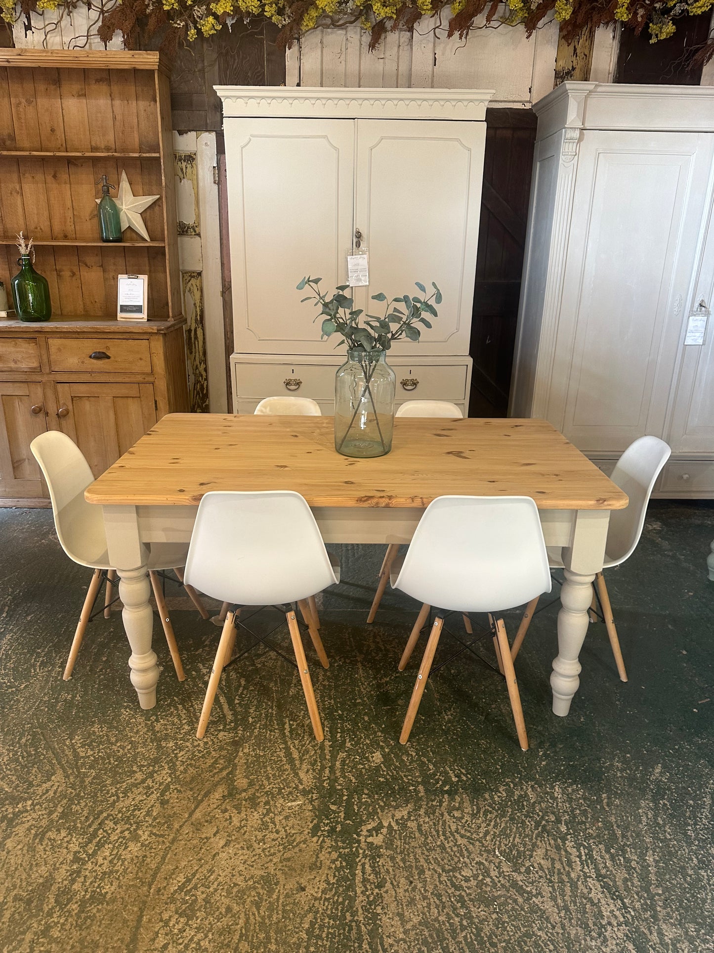 Farmhouse table 6 seater