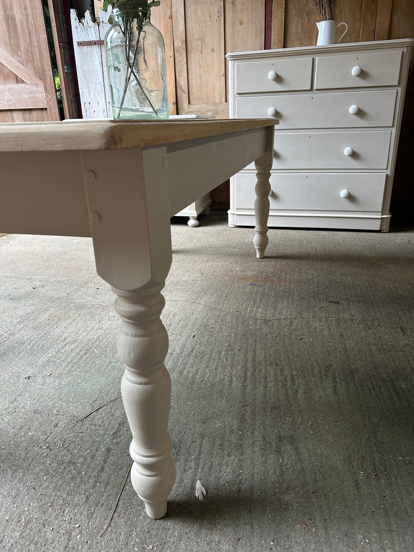 Farmhouse table 8 seater
