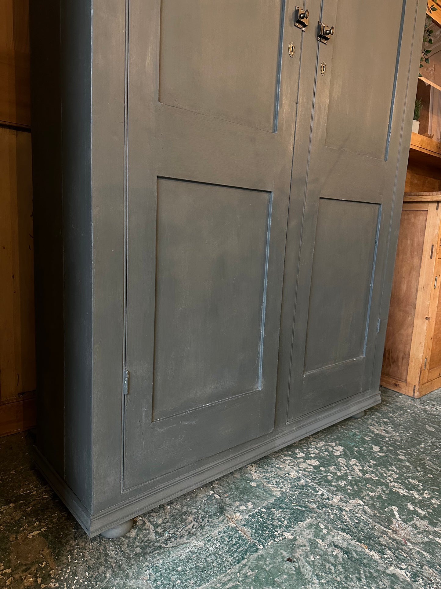 Rustic vintage linen press/ pantry / cupboard